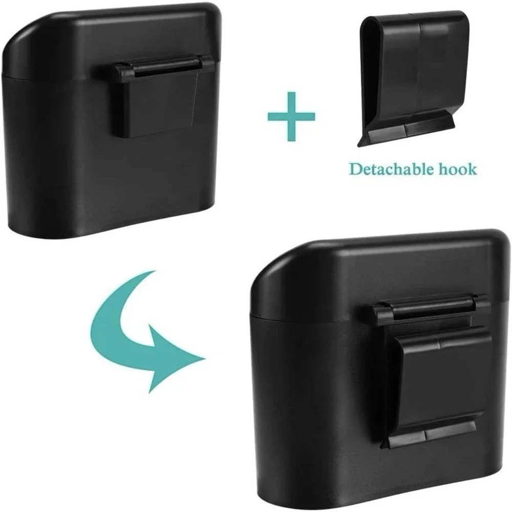 Portable Trash Can Garbage Bin With Lid‎ Leak Proof Interior For Car Home Office